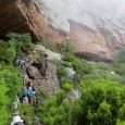 Approaching Postern cave