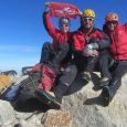 Gosia, Hector & Julia on the summit of Fitzroy